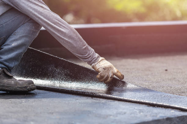 Professional Waterproofing technician working in Sparta, MI